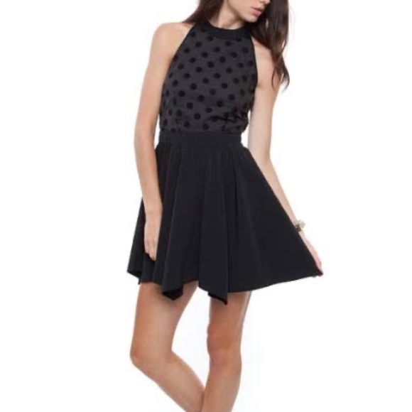 camilla & marc Dresses & Skirts - Camilla & Marc | Black Polka Dot Mini Dress